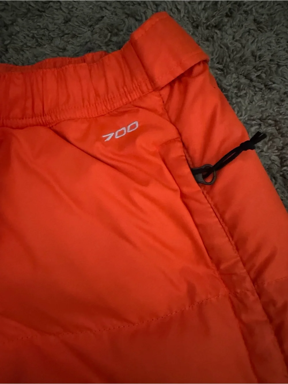 The Supreme North Face Bright Orange Insulated Joggers